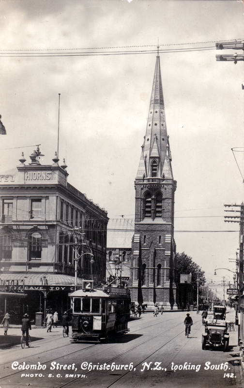 No.142 - Colombo Street, Christchurch, N.Z,, looking South.jpg