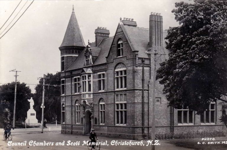 No.145 - Council Chambers and Scott Memorial, Christchurch N